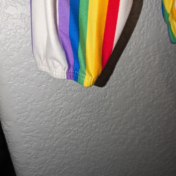 Marci Rainbow Stripe Top size Large - Picture 5 of 15